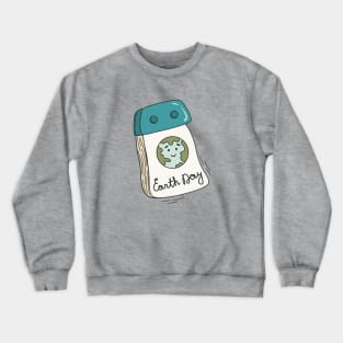 Tear-off calendar with kawaii Planet Crewneck Sweatshirt